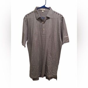 Peter Millar men’s golf polo.‎ Size medium. Independence logo on sleeve.